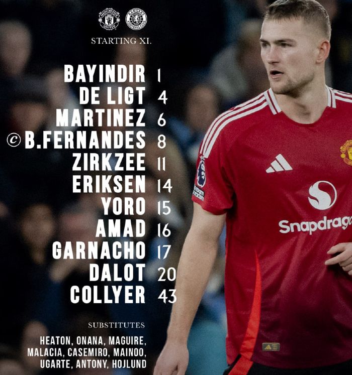 Manchester United FC vs Rangers FC Lineups 2025 Europa League